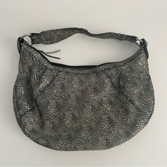 Amalfi Snake Print Hobo Handbag - Picture 3 of 8